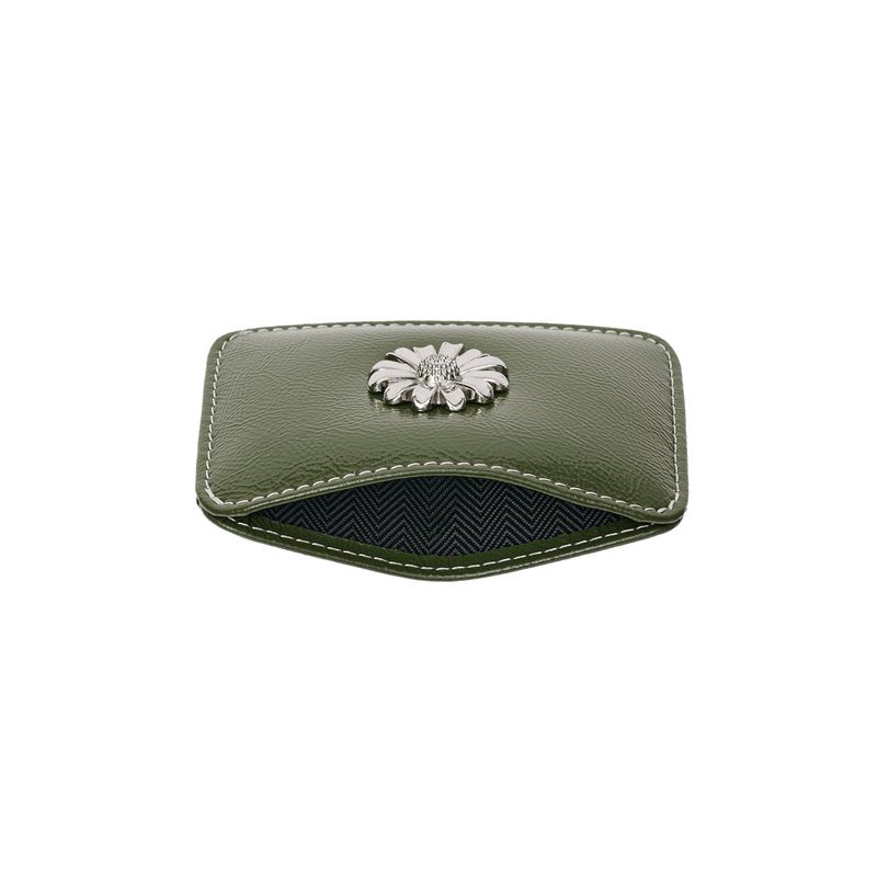 Daisy Slim Mini Transportation Card Wallet Khaki