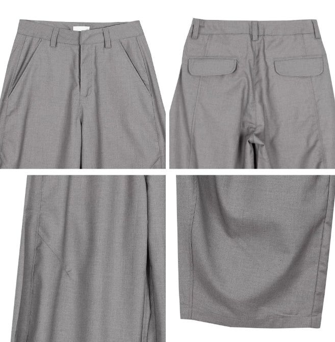 Lupen Pintuck Balloon Slacks