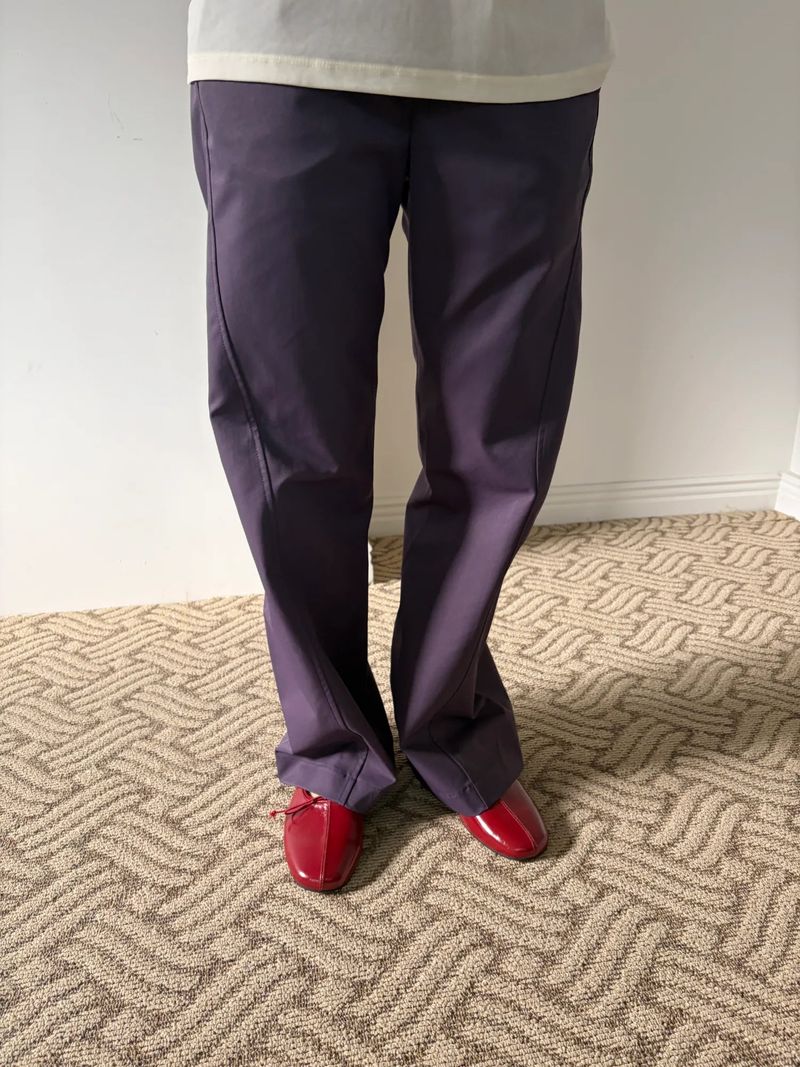 line curved bootcut