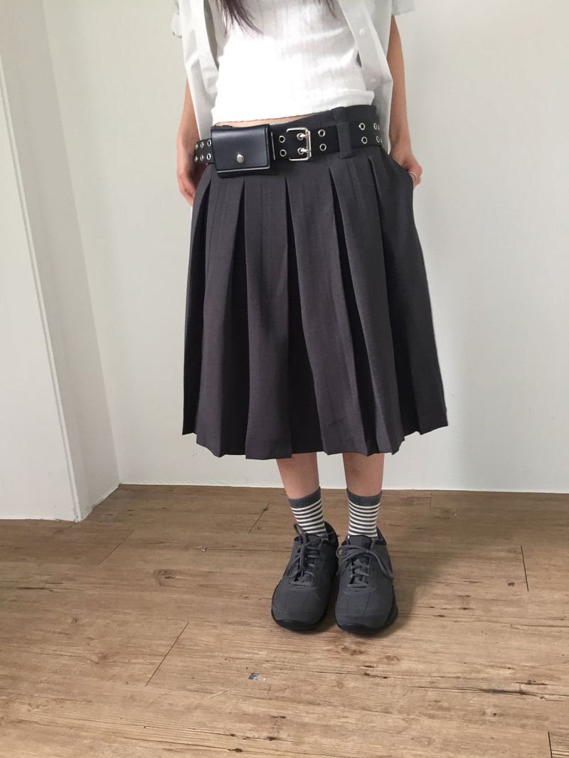 Studded Wallet Belt