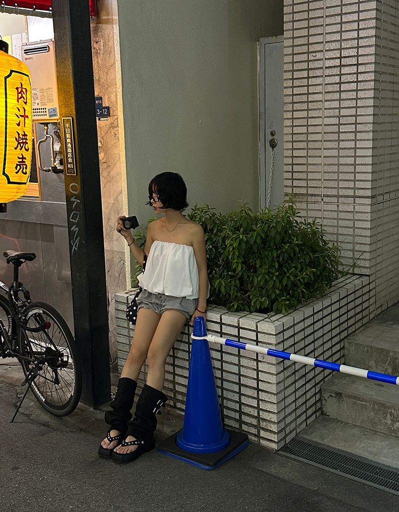 レイヤードベルトセットバルーンパンプキンショーツ
