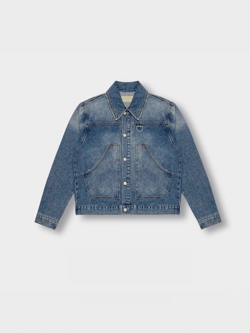 Code D Crop denim Jacket