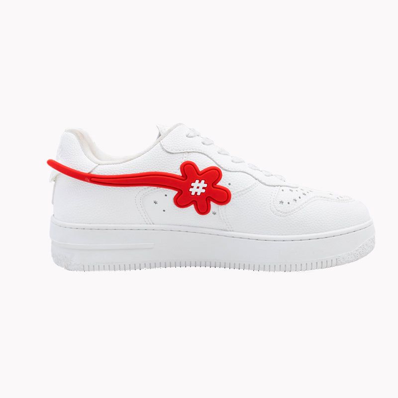 “FLARE” HK Exclusive GOAT Kicks | White Red