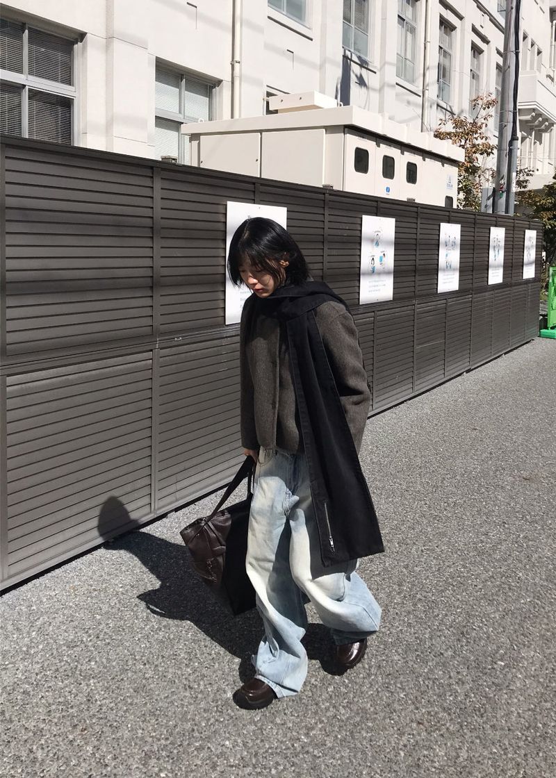  DART WIDE WASHING DENIM