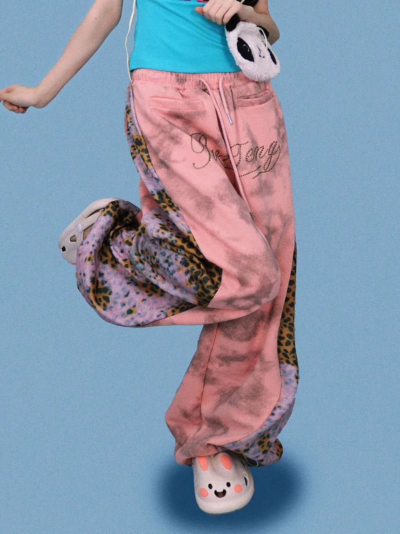 KUO（クーオ）の「タコレオパードミックスワイドパンツ (2color) （パンツ）」