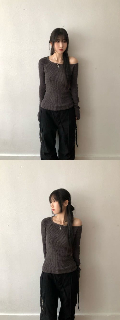 Powder Buckle Warmer knit(3 colors)