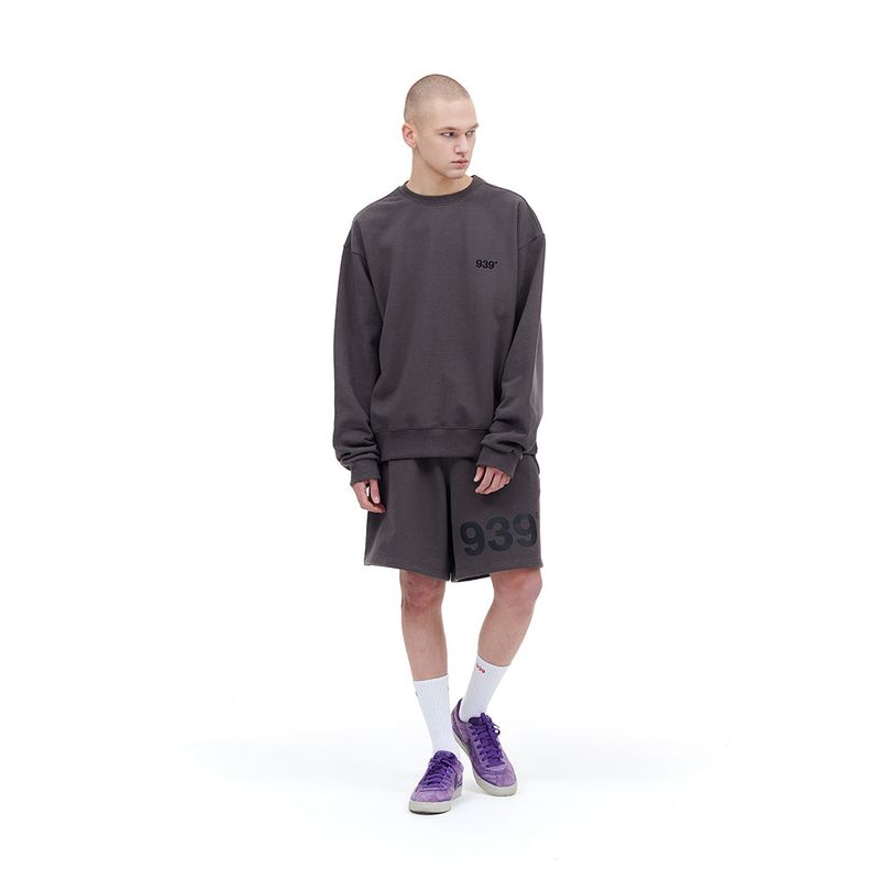 939 LOGO SWEAT SHORTS (DARK GRAY)
