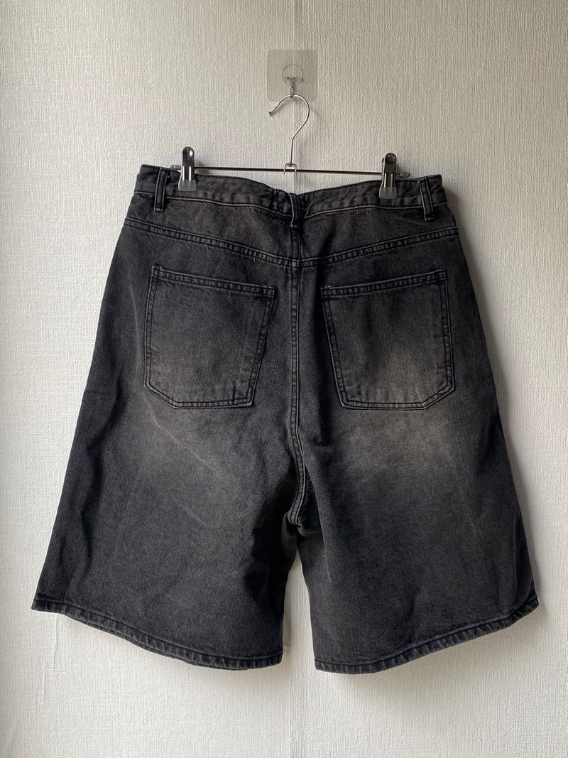 Zino Washed Denim Bermuda Pants 2C