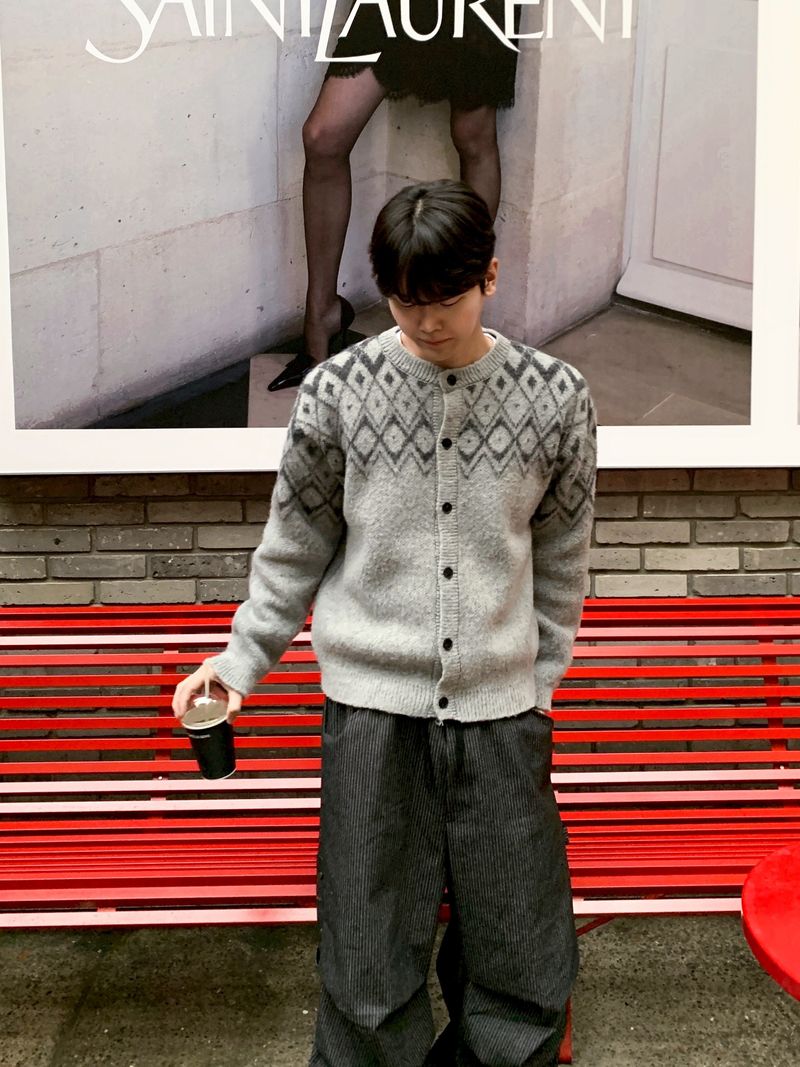 Is mohair Nordic cardigan