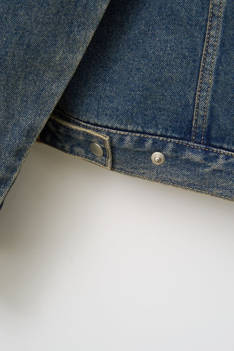 Norten Washed Denim Jacket_Washed Black