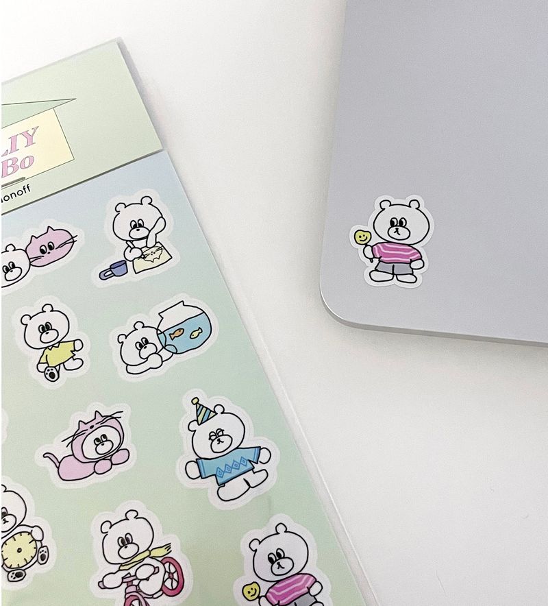 Daily BoBo&Catty Sticker set