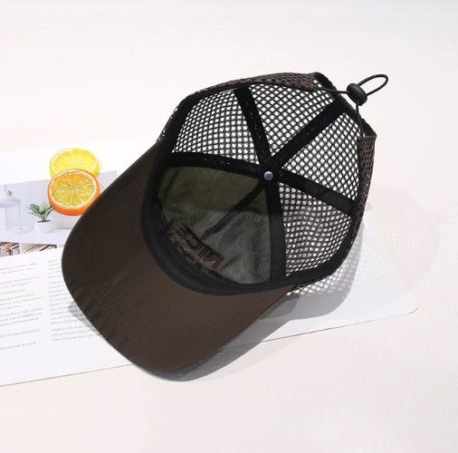 Weather String Mesh Ball Cap