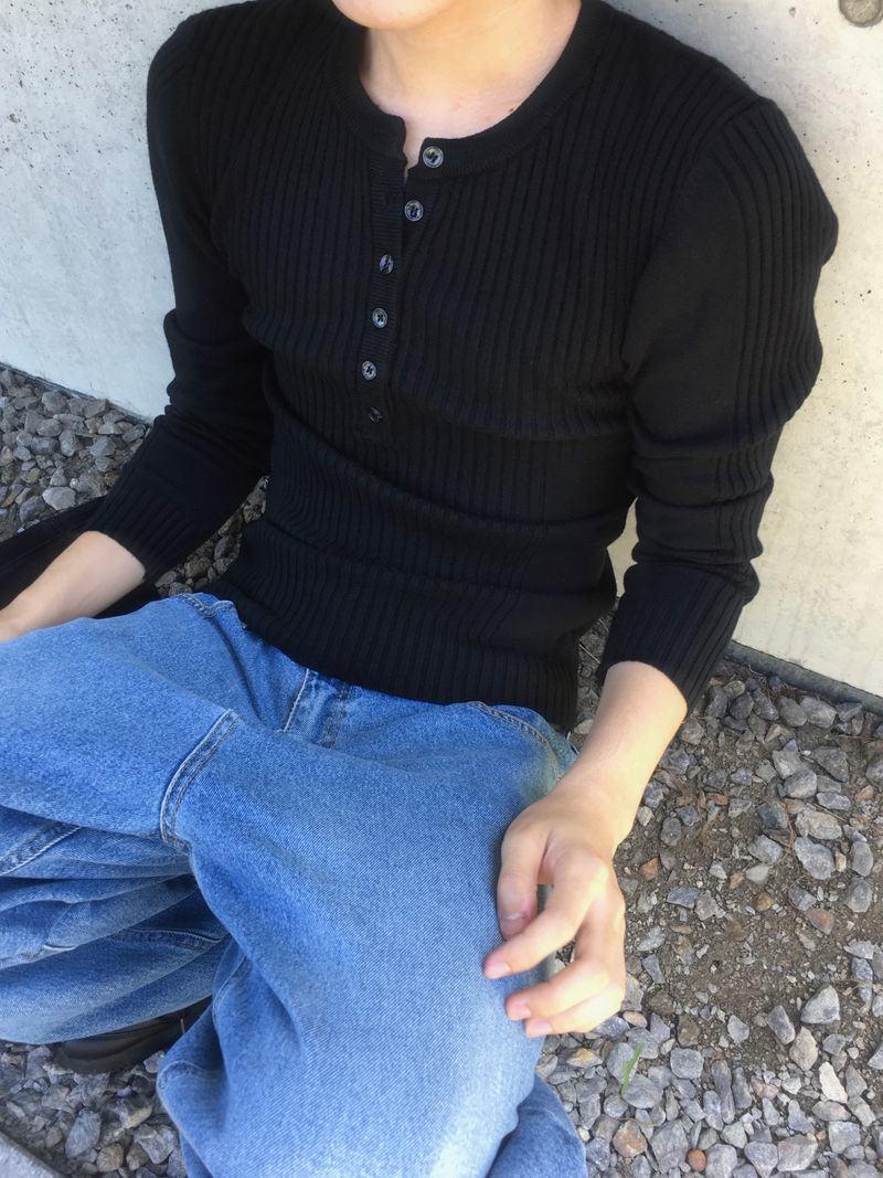 Bru Slim-Fit Ribbed Knit 4C