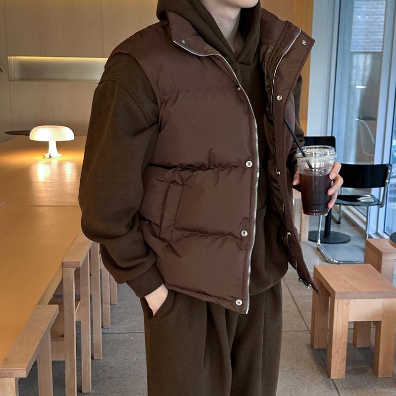 lemenne(ルメンヌ)の「LMN カントオーバーサイズフィットウェルオンベストパデッド(5 colors)(ジャケット/アウター)」
