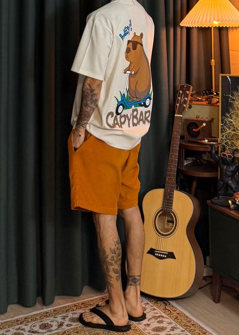 S/S カピバラオーバーサイズクールショートスリーブTシャツ