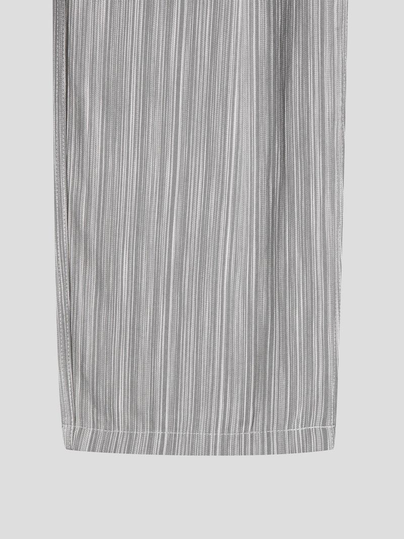 Lumin Stripe Cotton Pants 2C
