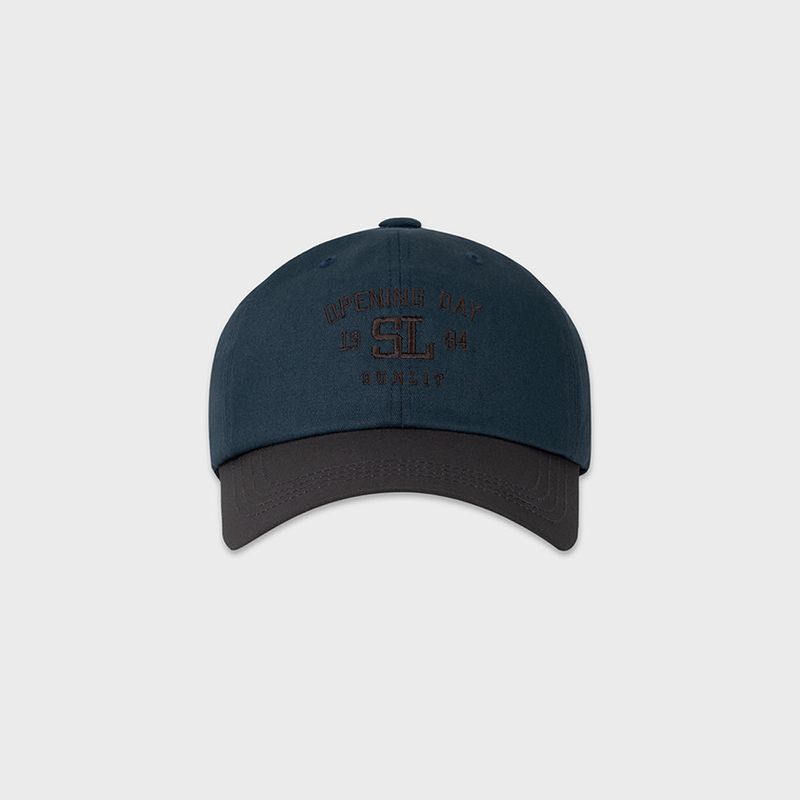 SYMBOL LOGO BALL CAP (NAVY/BROWN)
