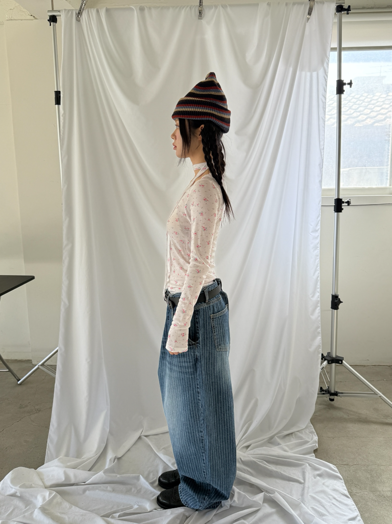 hickory denim pants