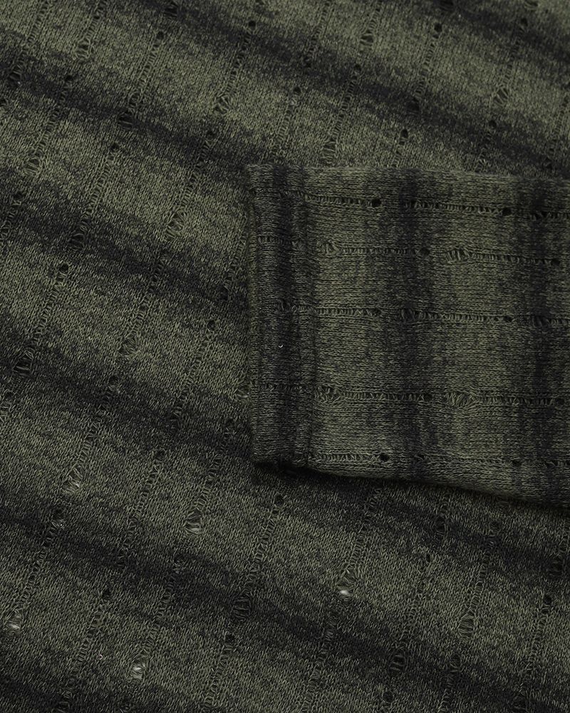 Ruin See-Through Stripe Knit