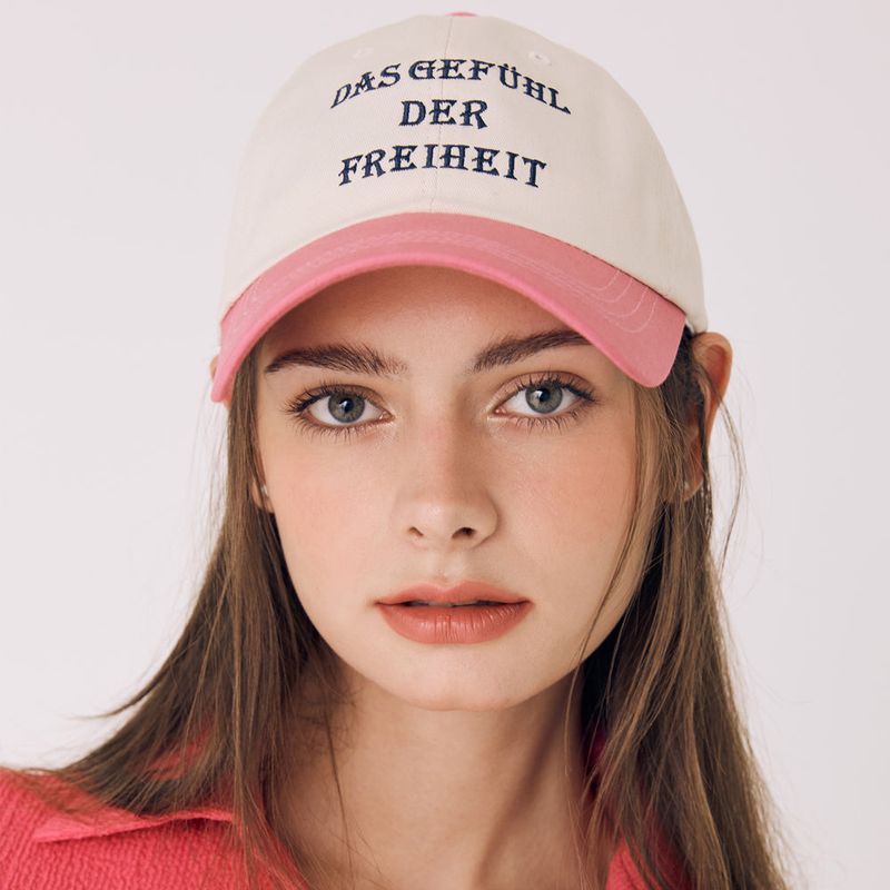 FREIHEIT(フライハイト)の「TWO-TONE BALL CAP (PINK)(Hats)」