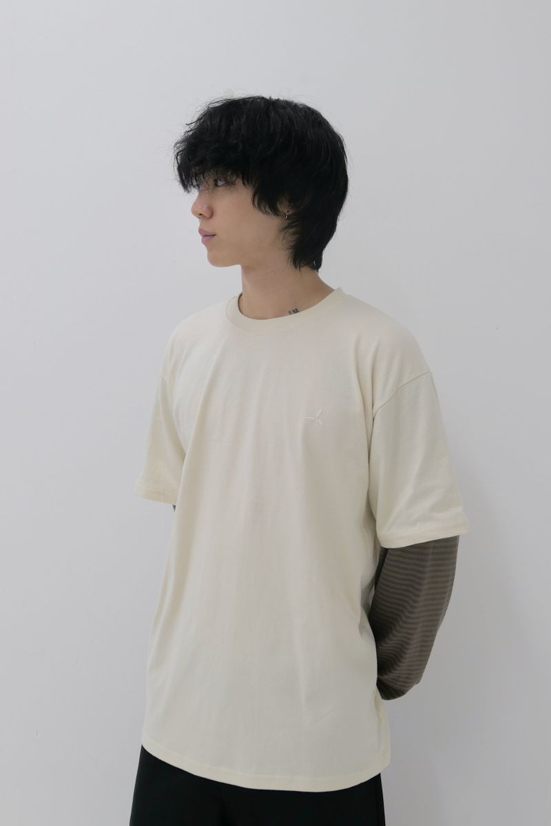 Layered Stripe T-Shirt Yellow