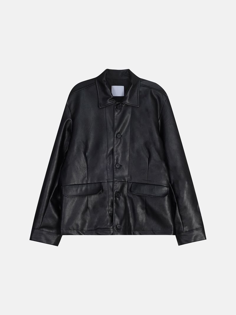 Web Leather Jacket