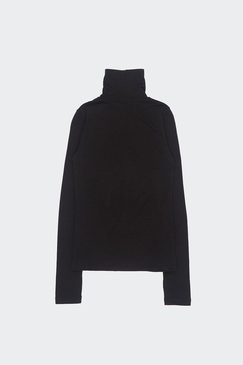Youth basic fleece turtle-neck T-shirt