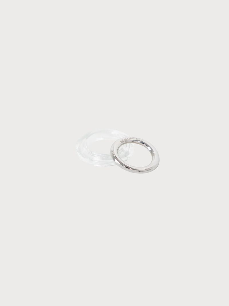 no.61 set ring silver ( #13 size