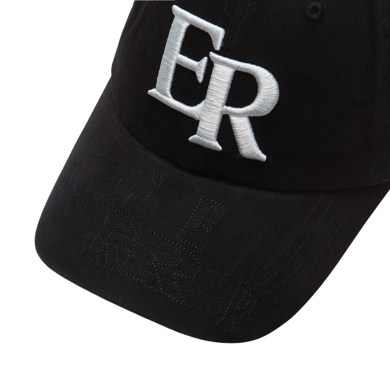 EEERRR visor stitch point Ball cap (Black)