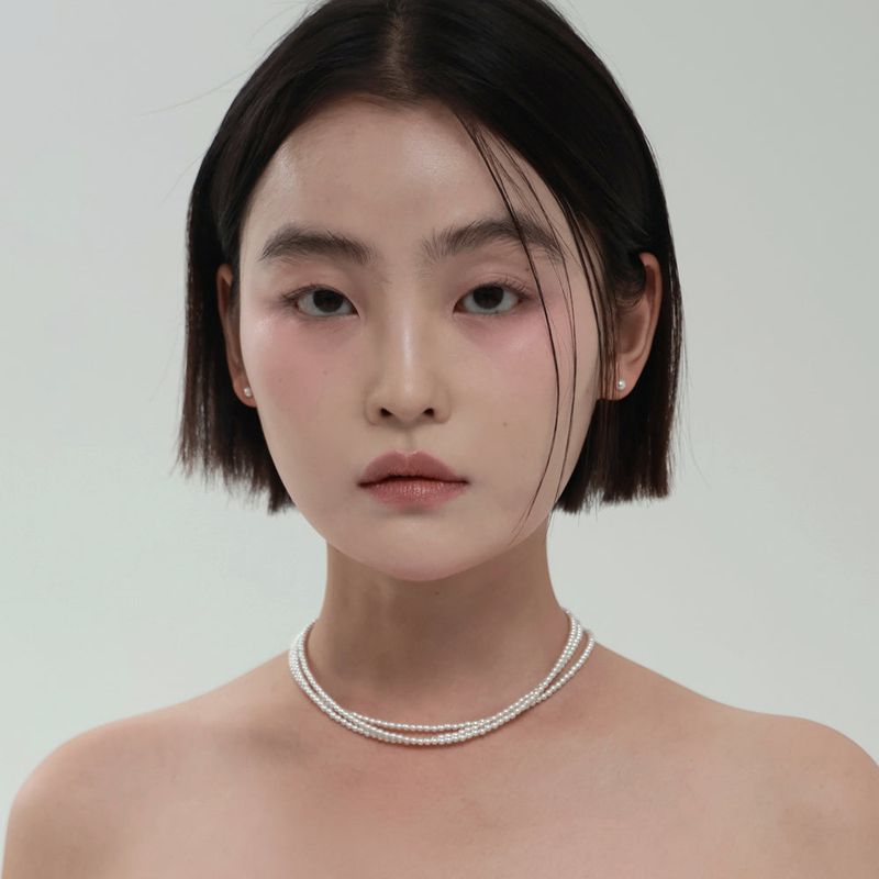 Less is more（レスイズモア）の「3 pearl necklace（Accessories）」