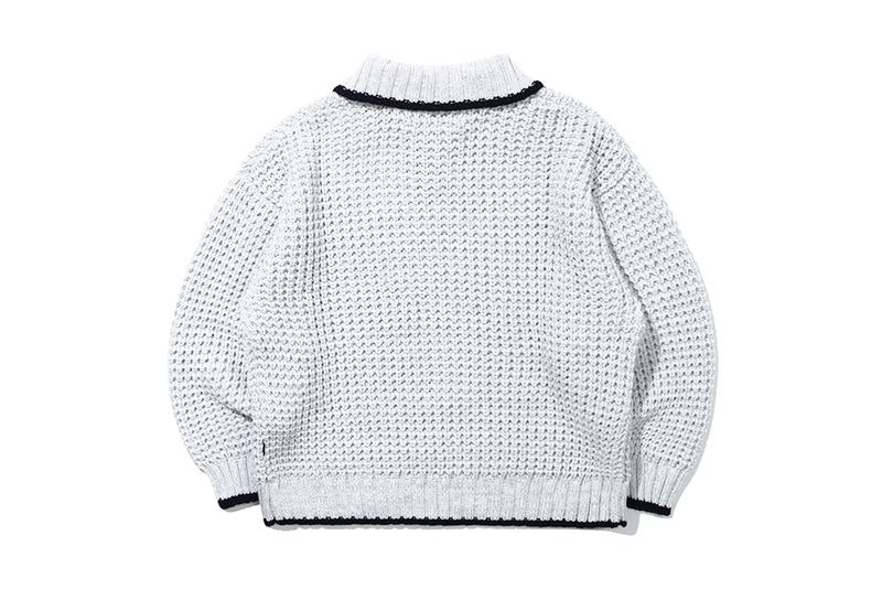HEAVY WAFFLE PIQUE KNIT