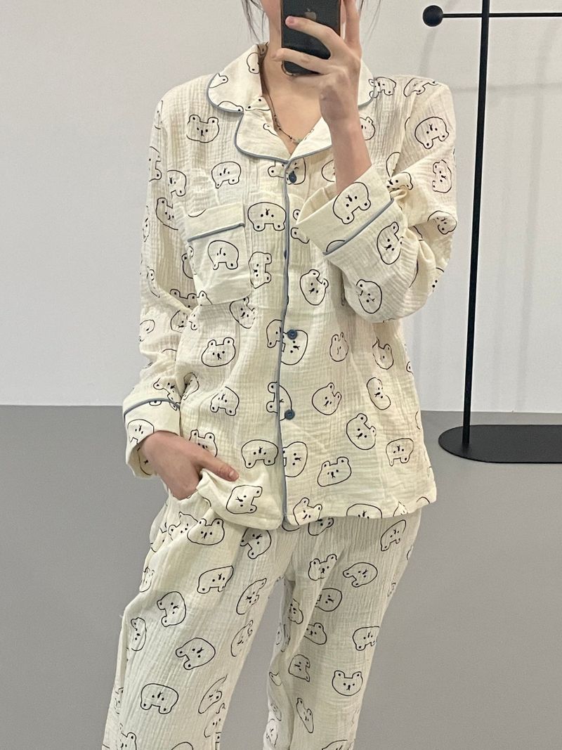 Cozy bear pajamas