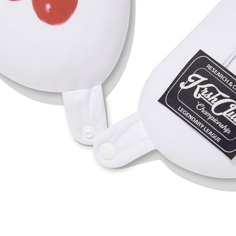 BREAKFAST GRAPHIC NECK PILLOW [WHITE]