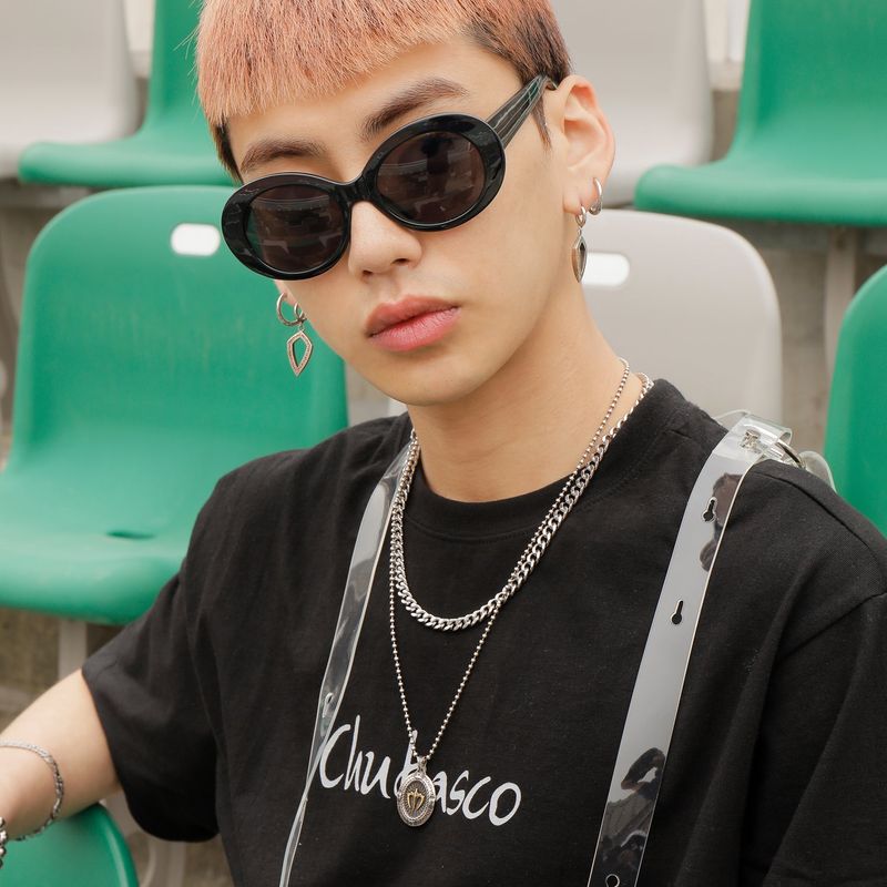 CHT16002 LETTERING LOGO CREW NECK