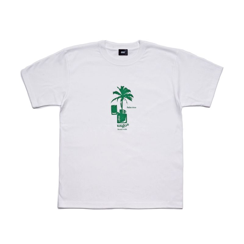UXGO（ユーゴー）の「パームツリーTシャツ（トップス）」