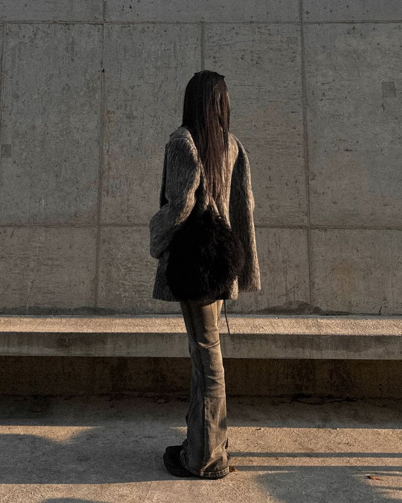 Half coat blazer