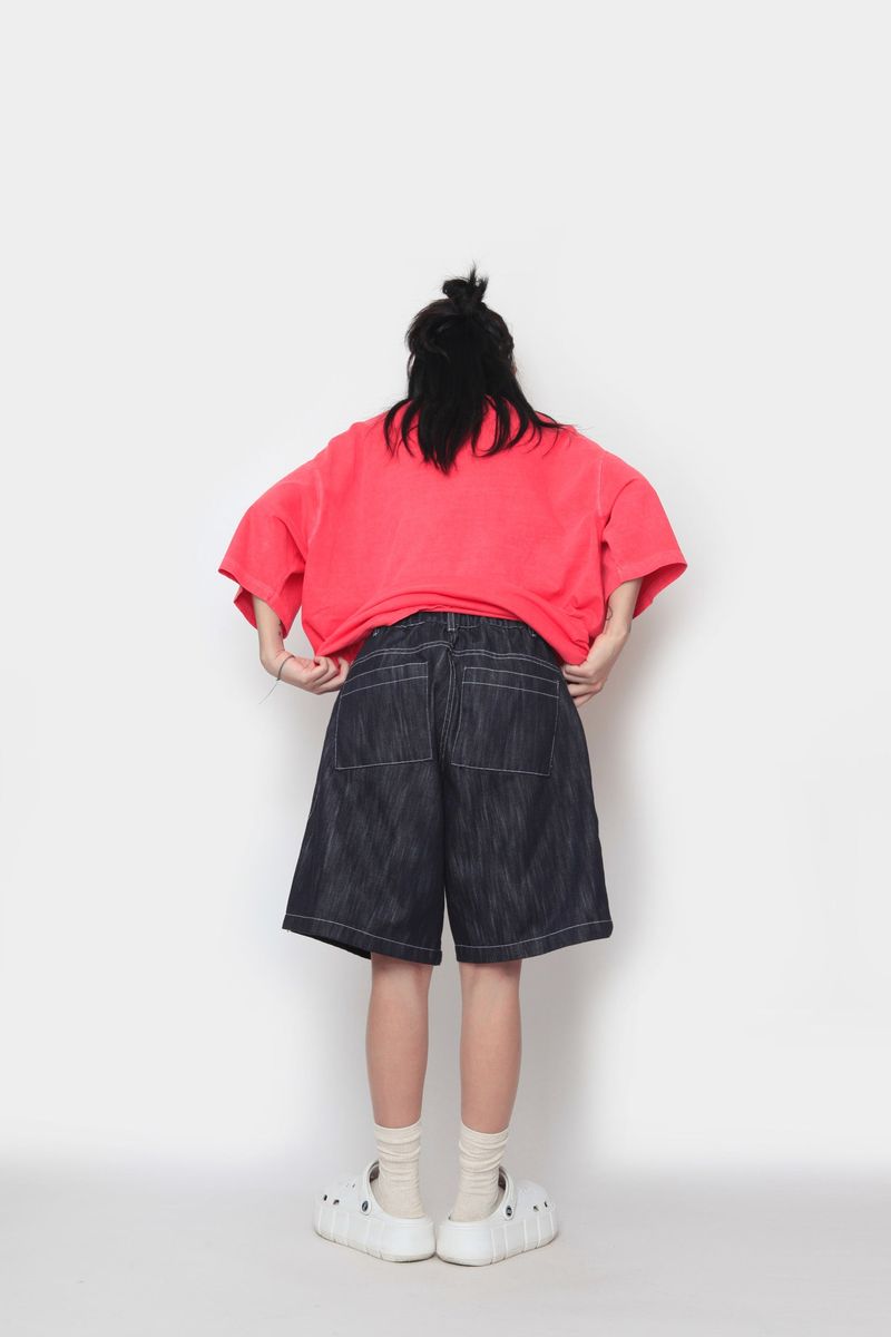 Bermuda banding half pants