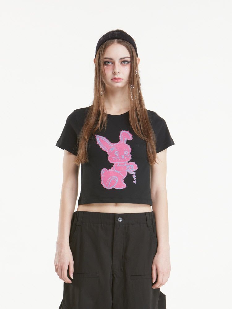 GATELESS（ゲートレス）の「ラビットTシャツ（トップス）」
