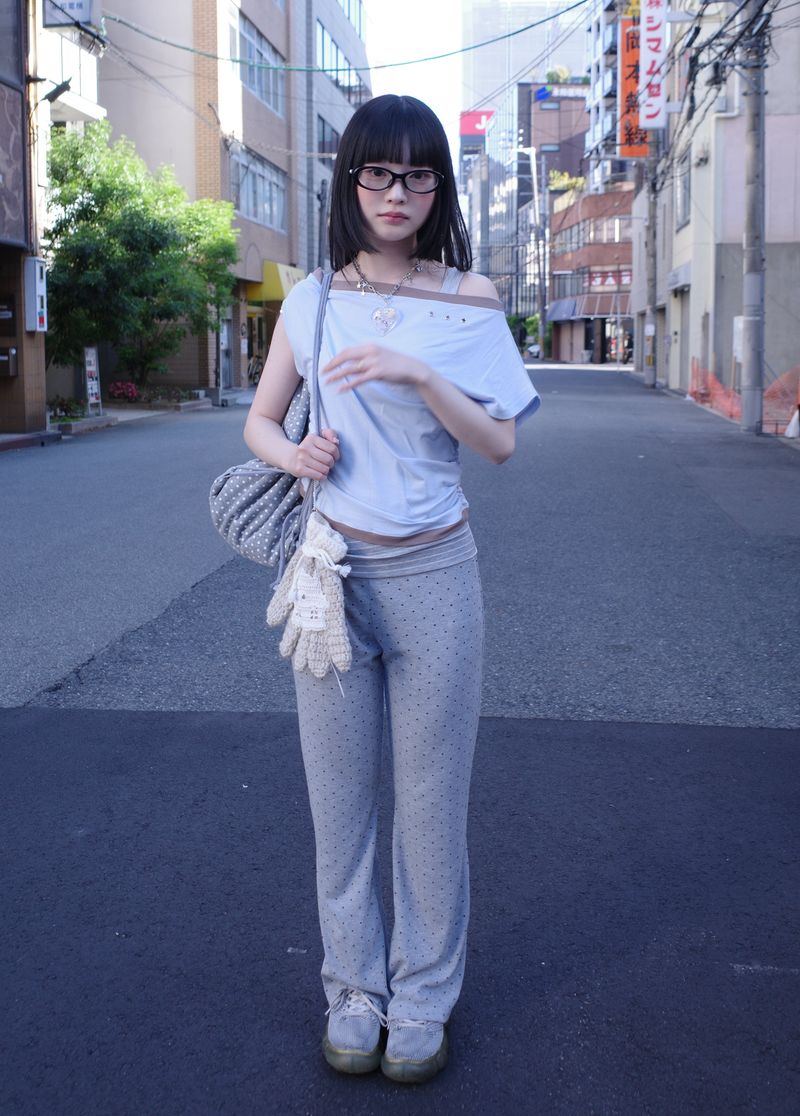 ムーイングフォールドドットパンツ
