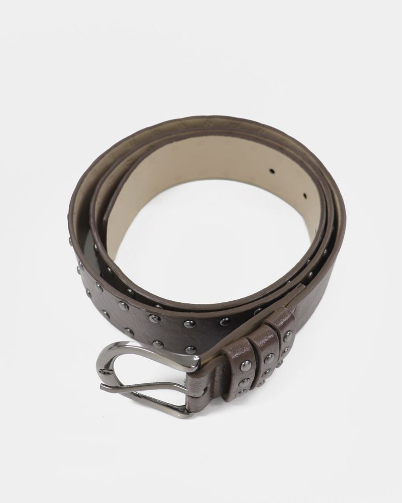 Fame Bohemian Studded Leather Belt