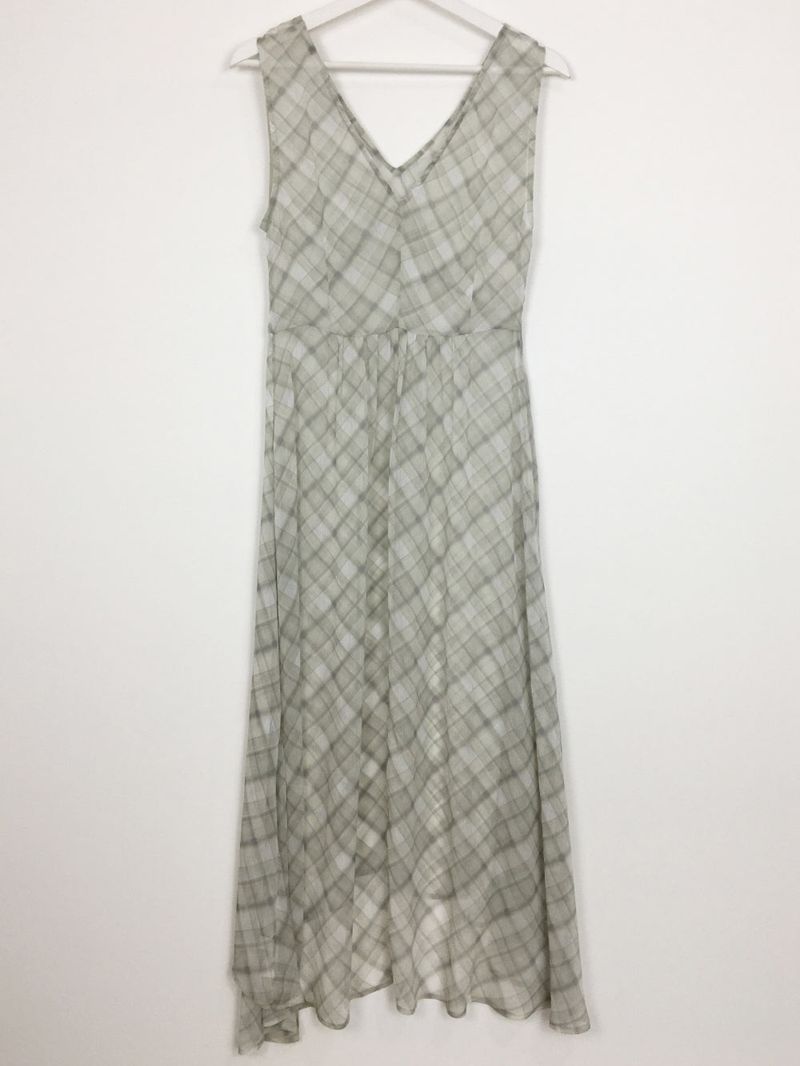 Sheer Check Long One Piece (1color)