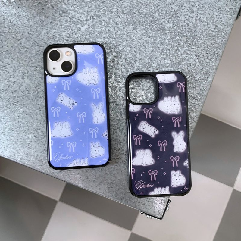 [MADE][Epoxy Bumper Case] Starry Night Bunny • Navy