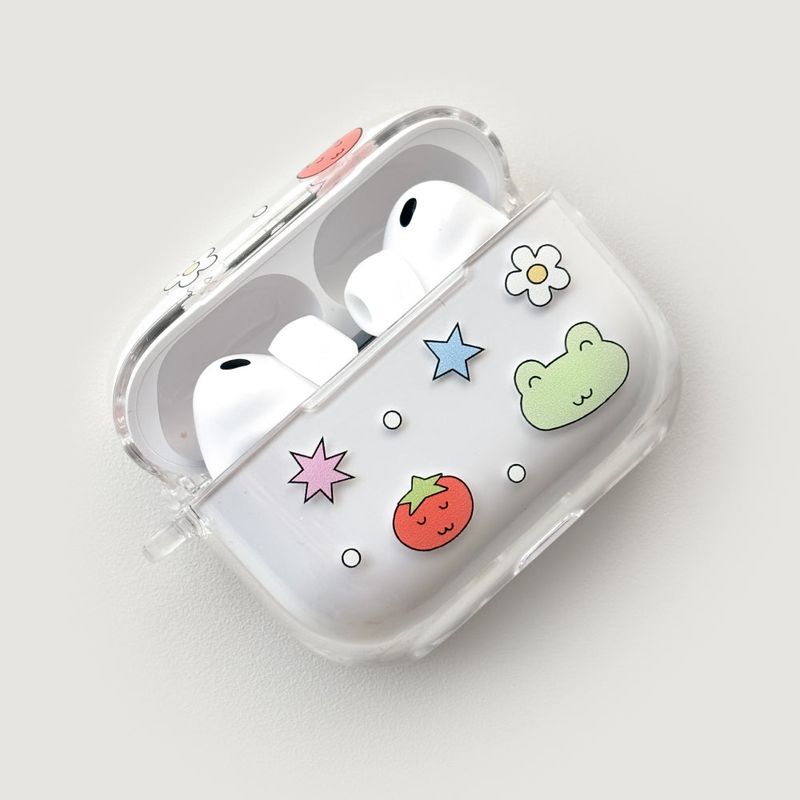 [AirPods] Frog tomato hard case (only case)