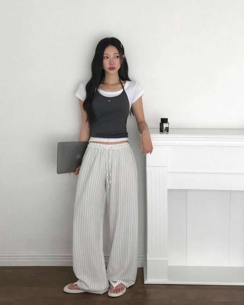 [MADE] Wear, striped long pants