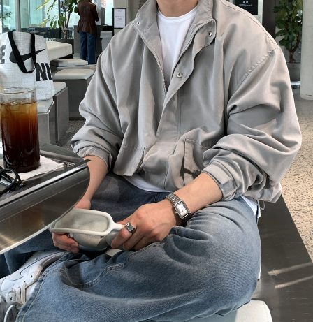 Decrab Washed Light Overfit Night Jacket