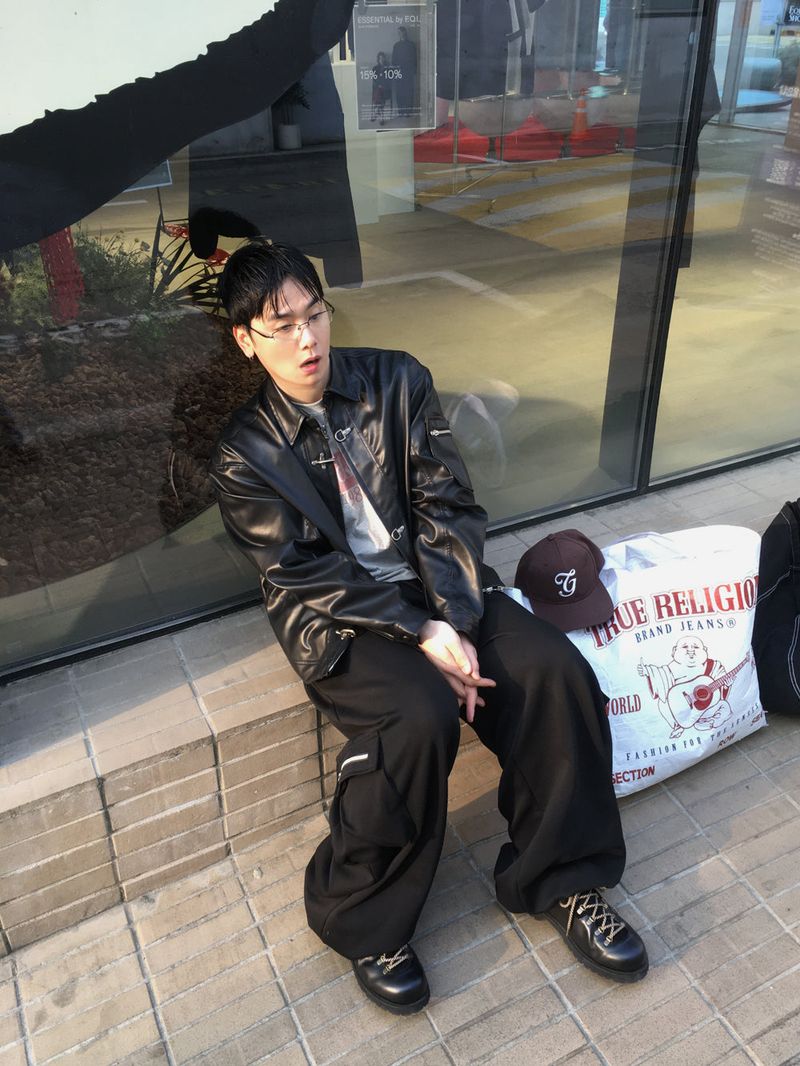 HOLY IN CODE(ホーリーインコード)の「No.1675 fireman buckle leather JK(Jackets/Outerwear)」