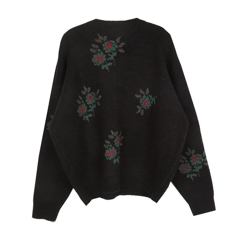 No.0387 flower round KNIT CD