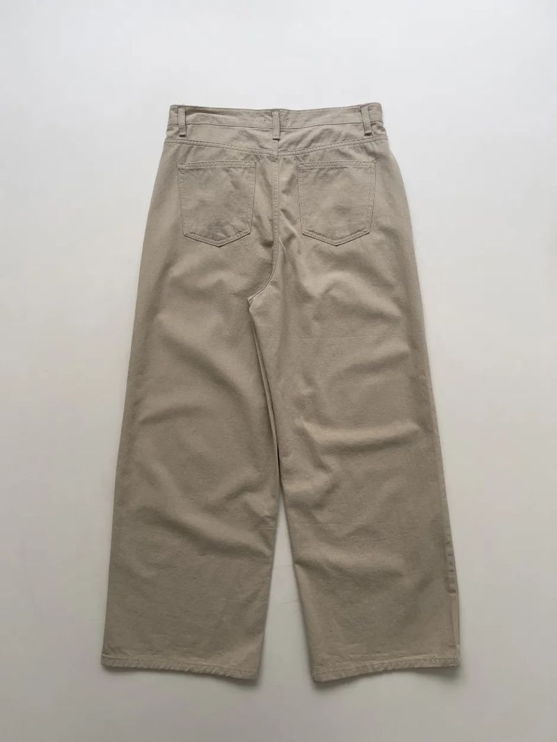 Maple Dyed Cotton Wide Pants