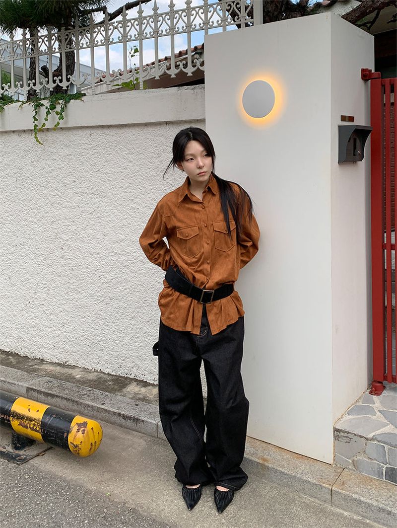 WESTERN SUEDE SHIRT (3C)