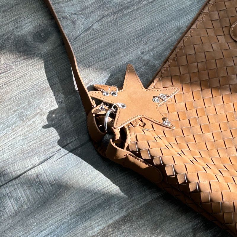 Woven Star Tag Bag